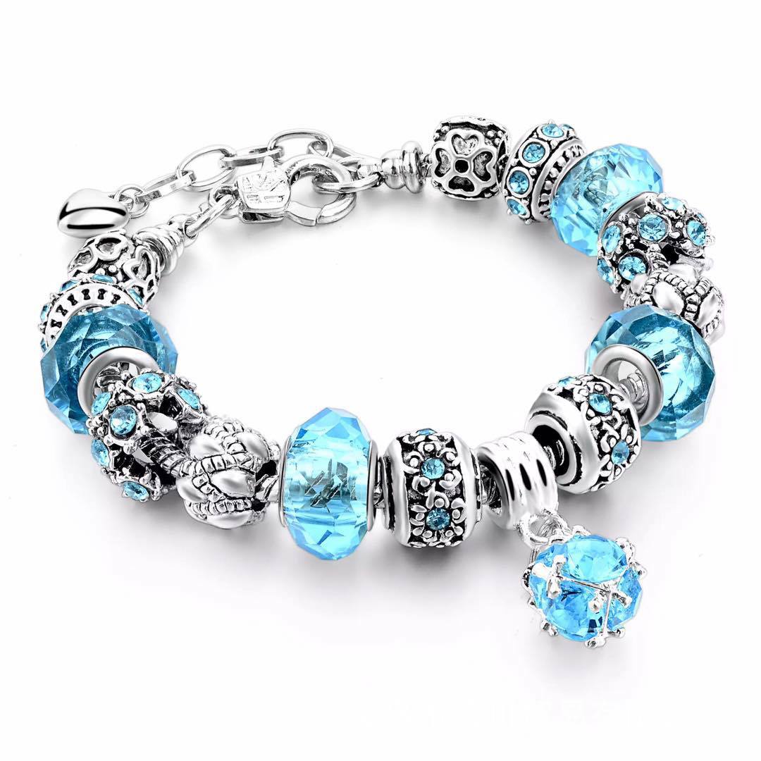Crystal Beads Bracelets & Bangles Charm Bracelets
