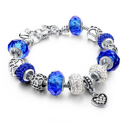 Crystal Beads Bracelets & Bangles Charm Bracelets