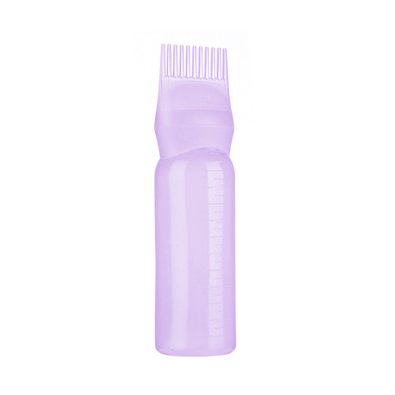 Spray Bottle Massage Shampoo Brush Dyeing Bottle For Women