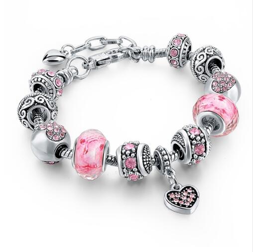 Crystal Beads Bracelets & Bangles Charm Bracelets