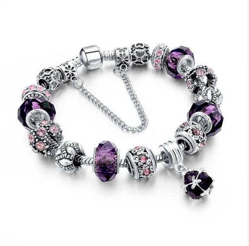 Crystal Beads Bracelets & Bangles Charm Bracelets