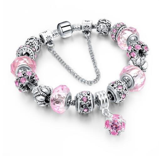 Crystal Beads Bracelets & Bangles Charm Bracelets