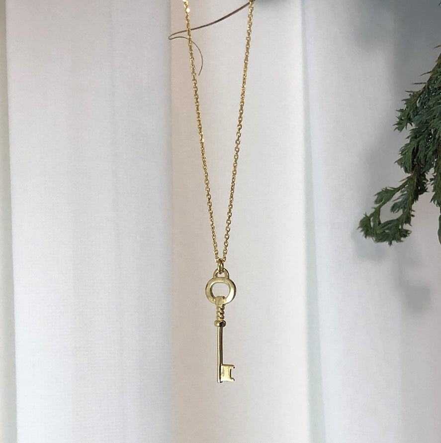 Sterling Silver Key Necklace