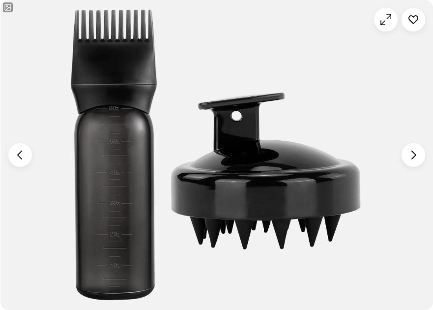 Spray Bottle Massage Shampoo Brush Dyeing Bottle For Women